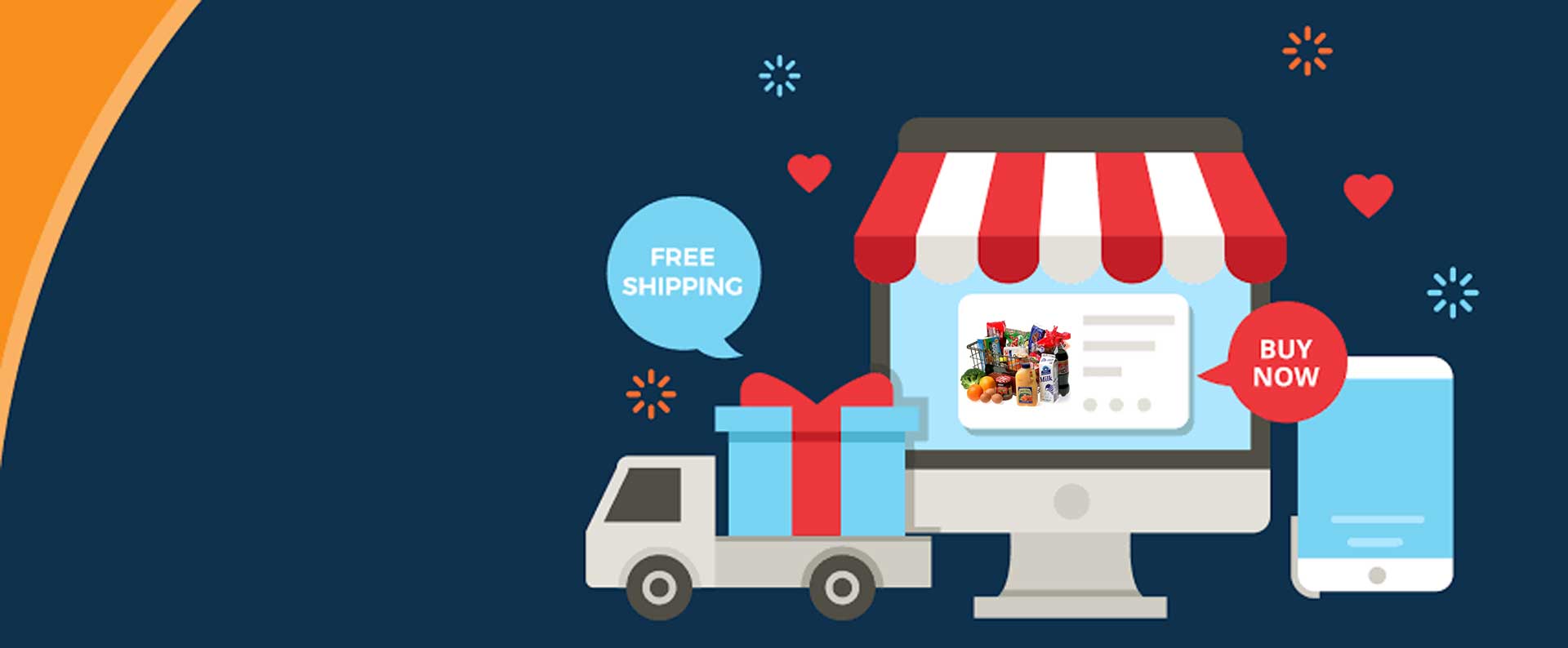 E-Commerce Grocery Website is better than Retail Shops